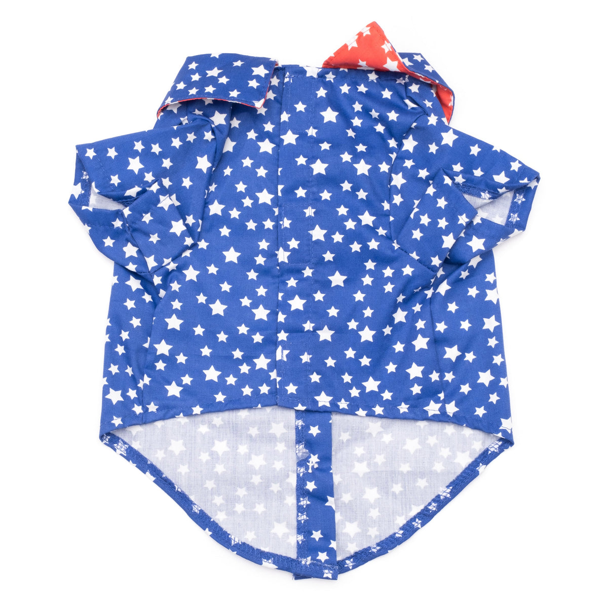 Stars Dog Shirt – Cotton, Navy, Sizes XS–XXL
