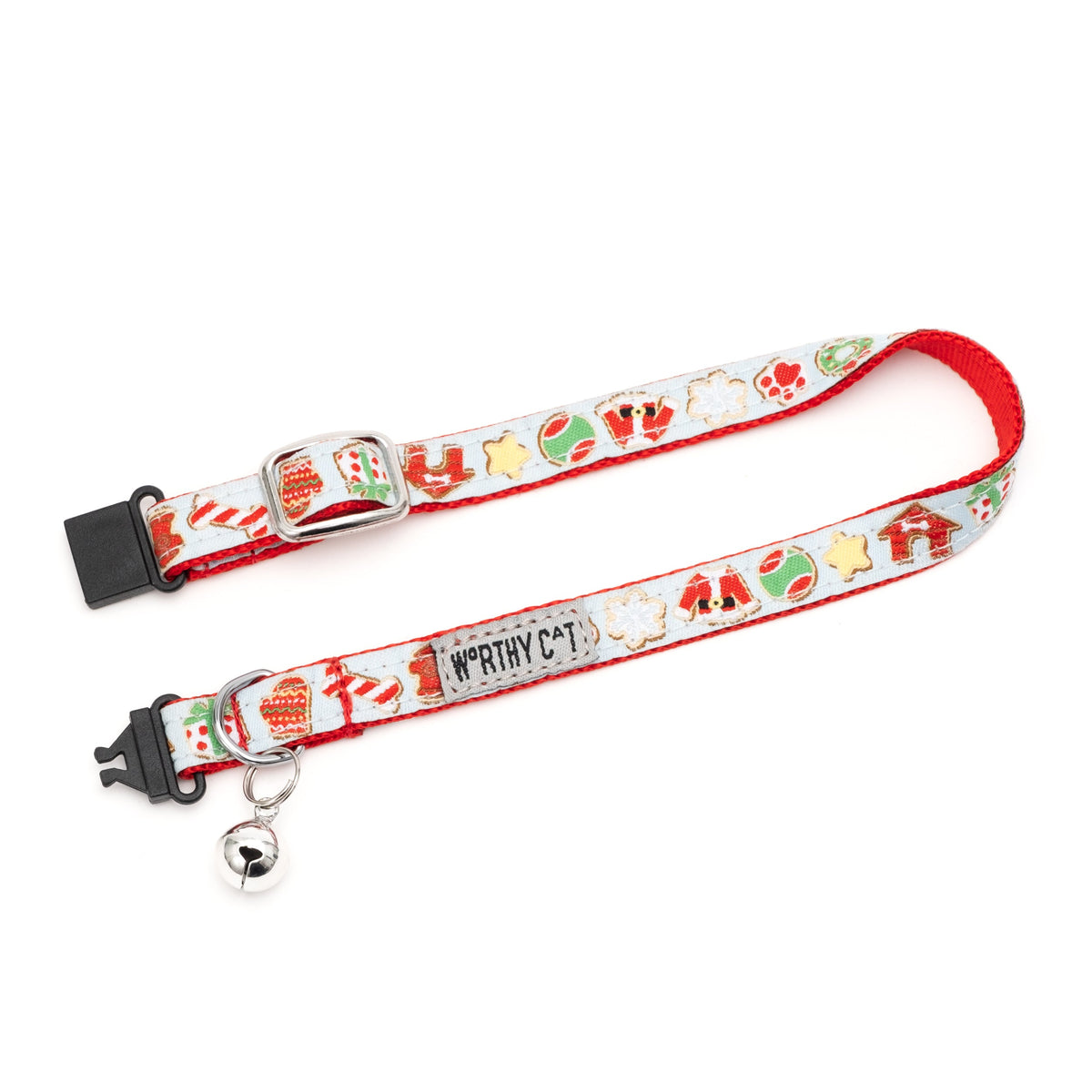 Cookies for Santa Paws Cat Collar – Multicolored, Size One Size