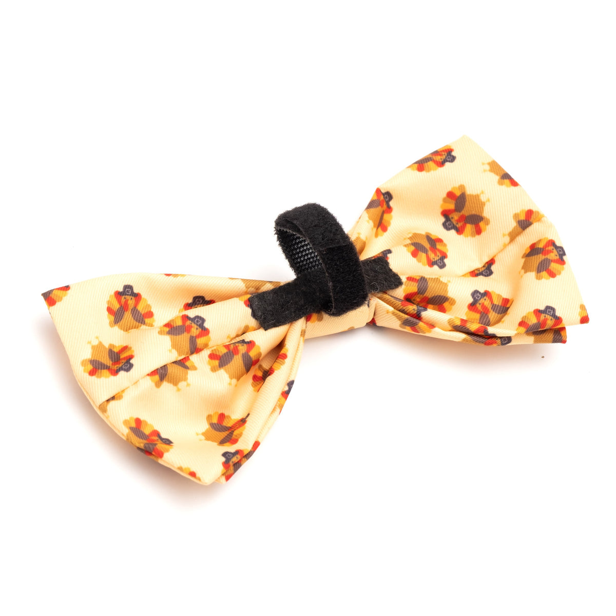 Gobble Gobble Dog Bow Tie – Polyester, Gold, Sizes S, L