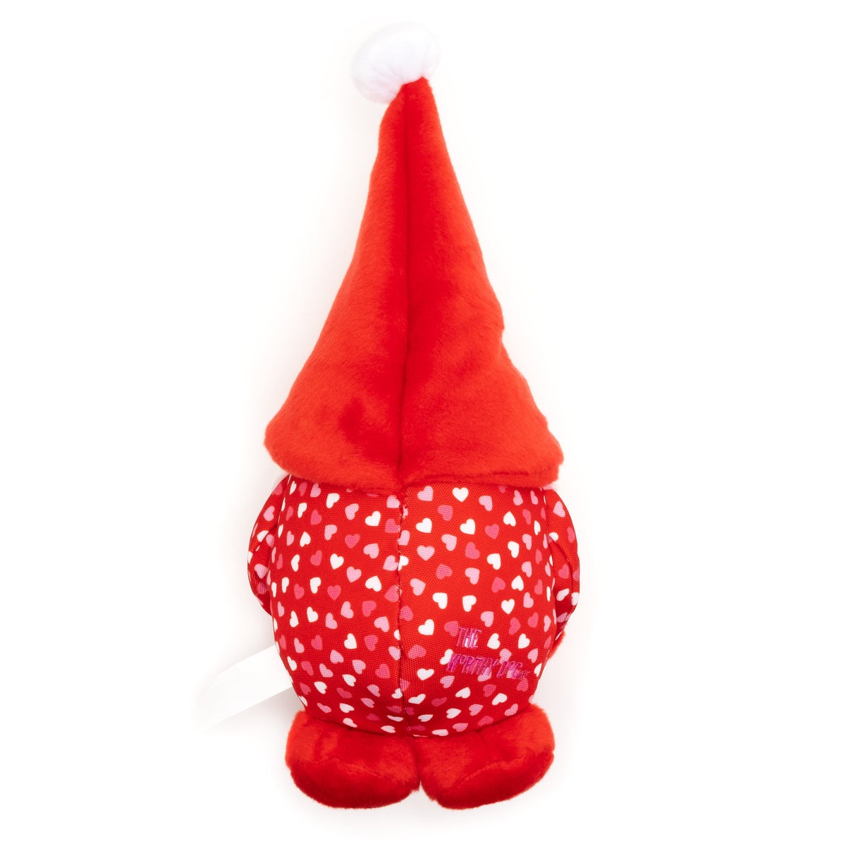 Cupid Gnome Dog Toy – Red, Sizes S, L