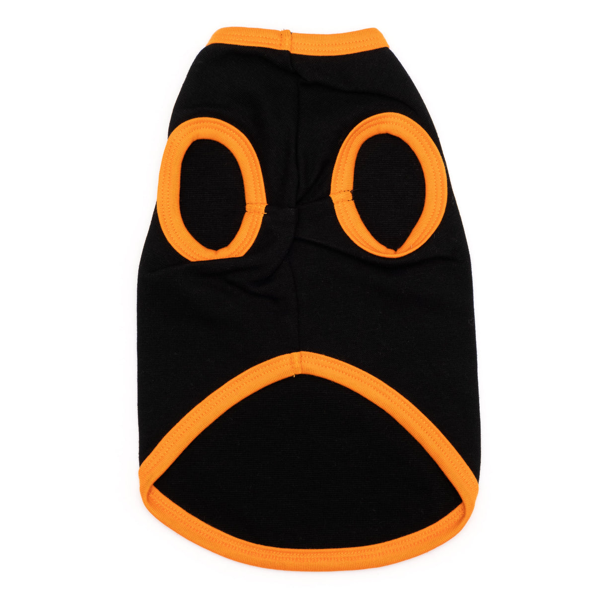 Glow in the Dark Boo! Dog Tank Top – Cotton, Black, Sizes XS–XXL