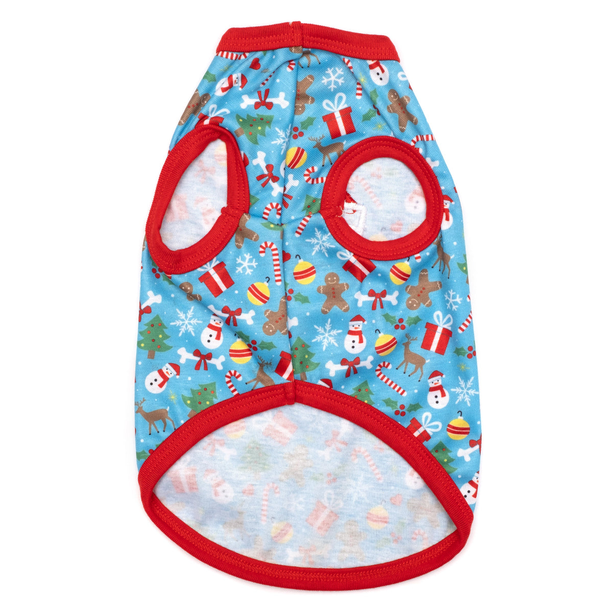 Winter Wonderland Dog Tank Top – Cotton, Blue, Sizes XS–XXL