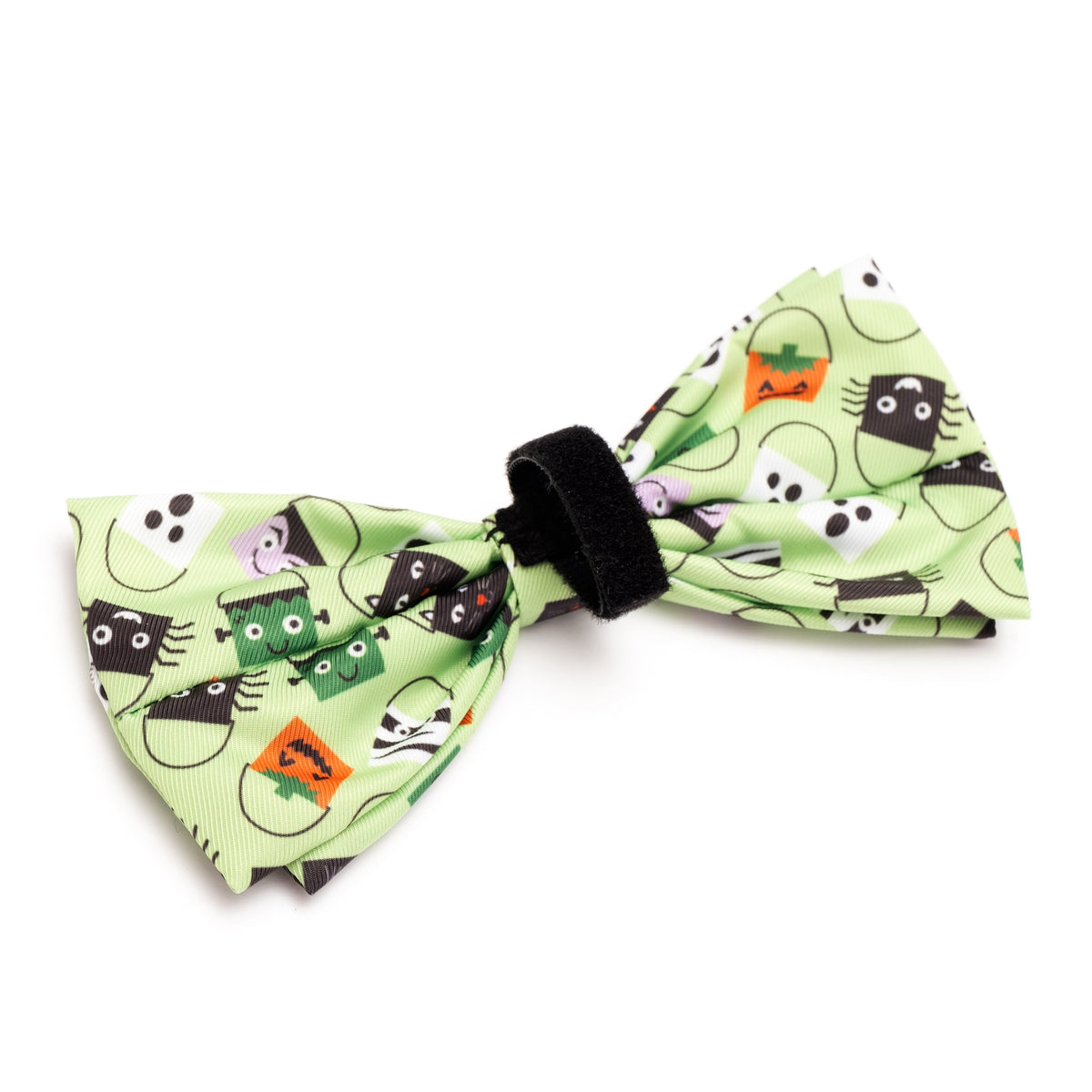 Tricks for Treats Dog Bow Tie – Polyester, Lime, Sizes S, L