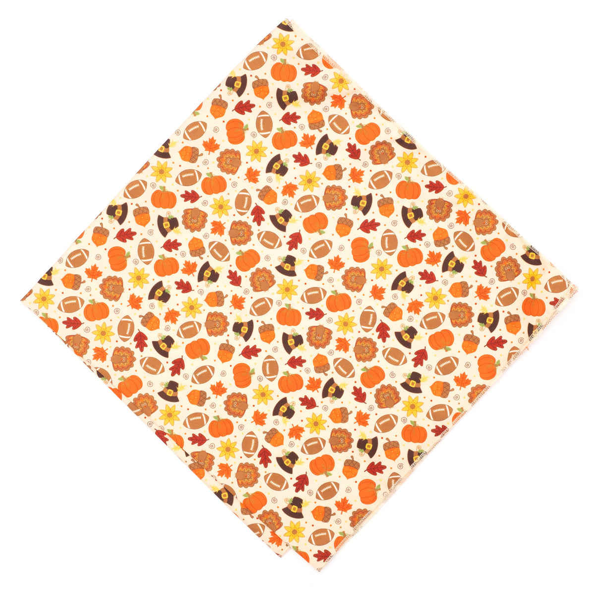Fall Pumpkin Dog Bandana, beige, product view 3