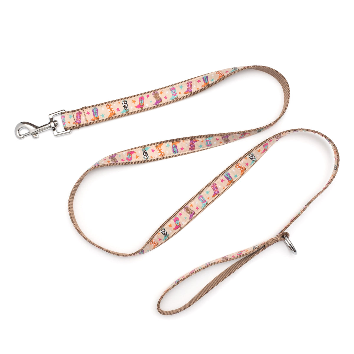 Wild Wild West Dog Leash – Beige, Sizes S, L
