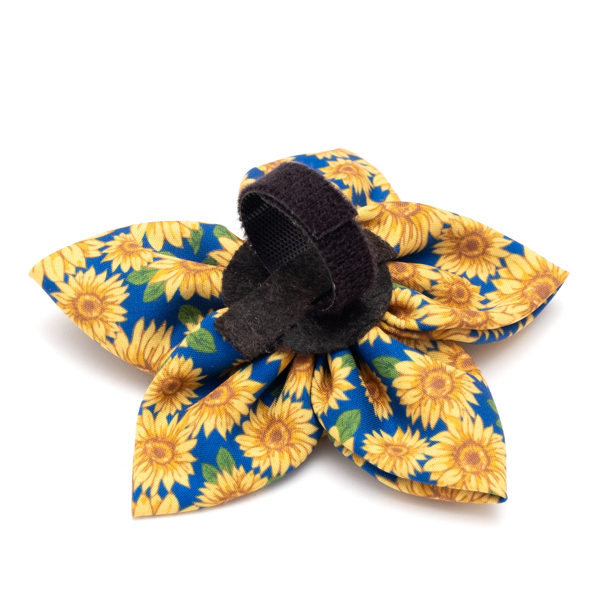 Sunflowers Dog Flower – Polyester, Blue, Sizes S, L