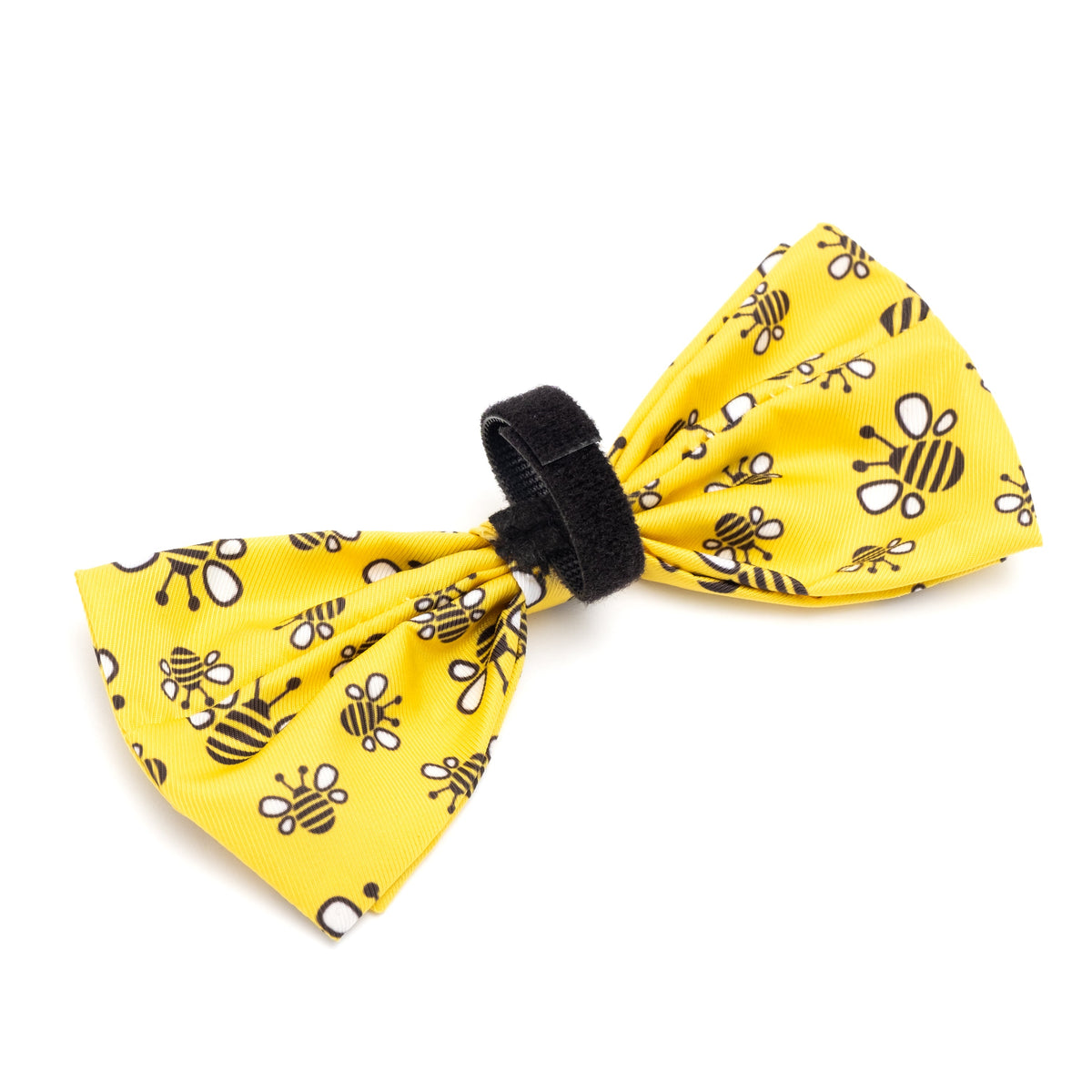Bzzz! Dog Bow Tie – Polyester, Yellow, Sizes S, L