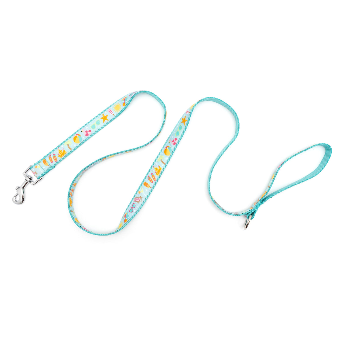 Life's a Beach Dog Leash – Mint Green, Sizes S, L