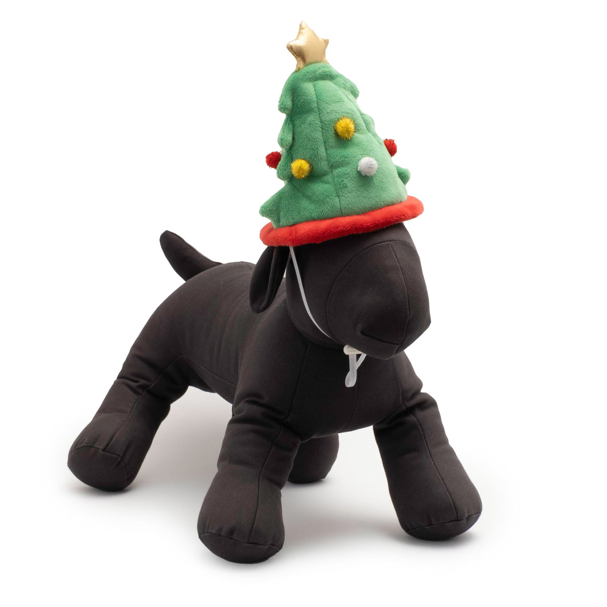 Christmas Tree Dog Hat – Polyester, Green, Sizes S, L