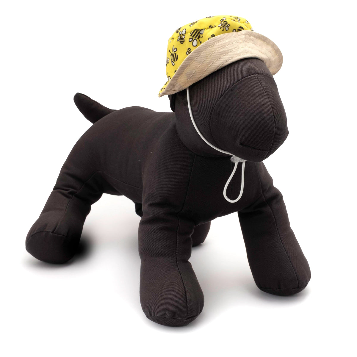 Bzzz! Bucket Dog Hat – Polyester, Yellow, Sizes S–XL