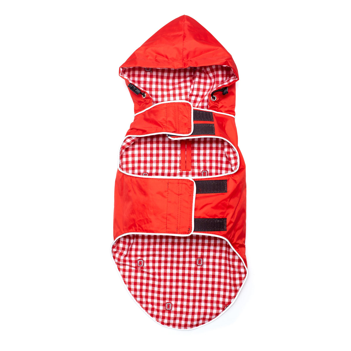 Ohio State Dog Jacket – Polyester, Scarlet, Sizes XS–XXL