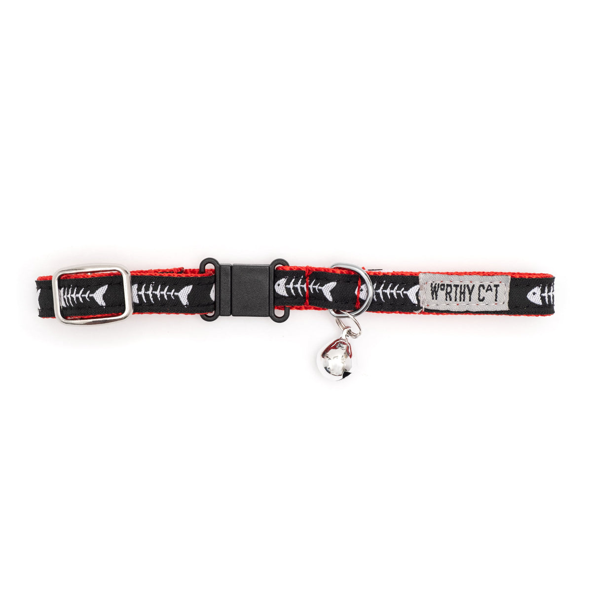 Dinner Cat Collar – Red, Size One Size