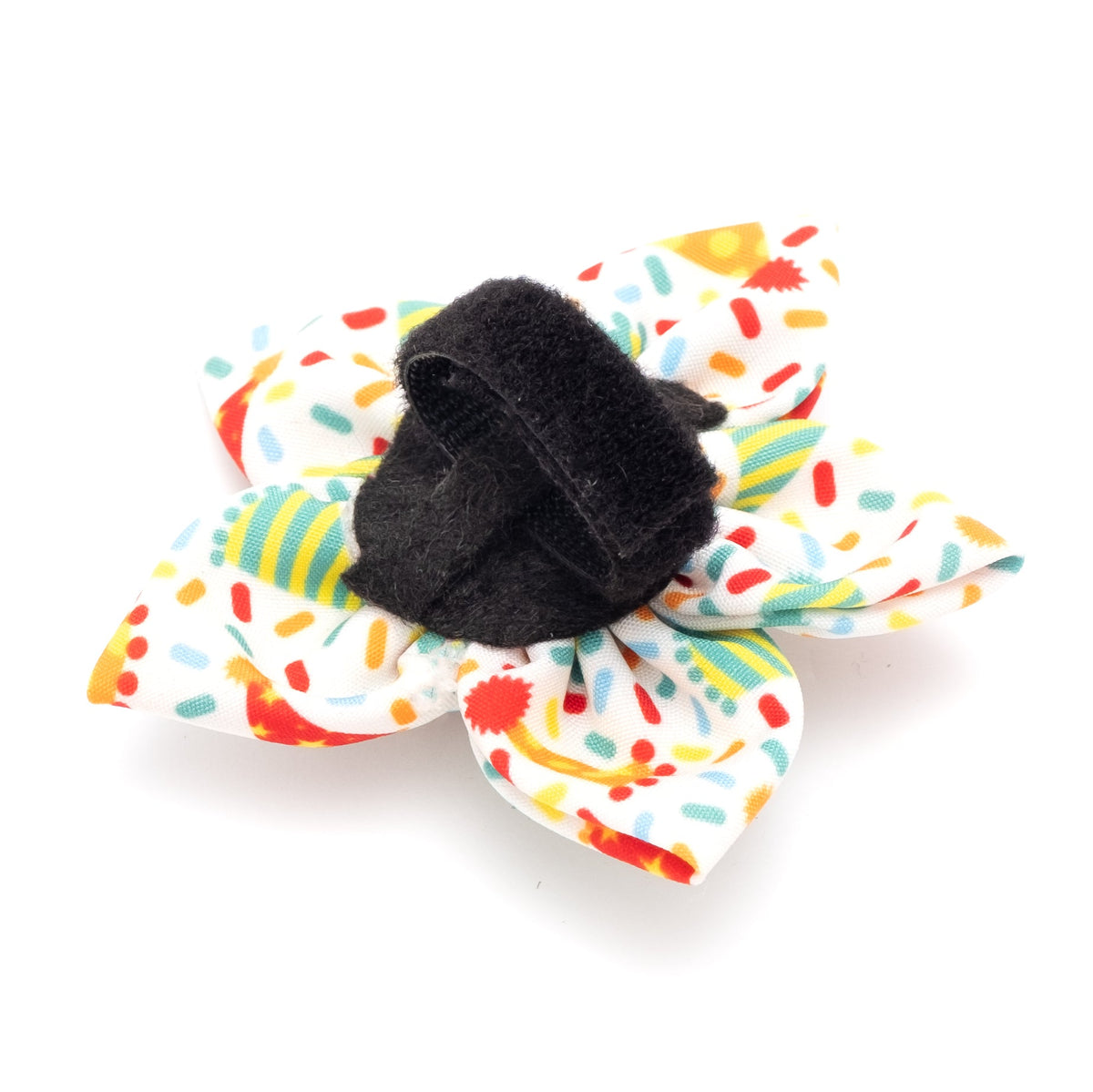 Celebrate Dog Flower – Polyester, White, Sizes S, L