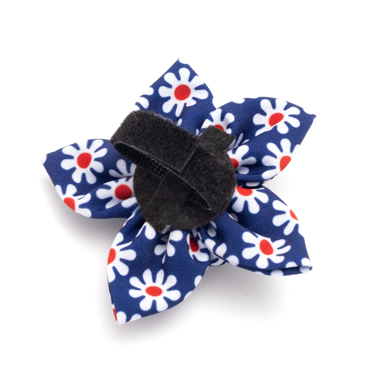 Daisies Dog Flower – Polyester, Navy, Sizes S, L