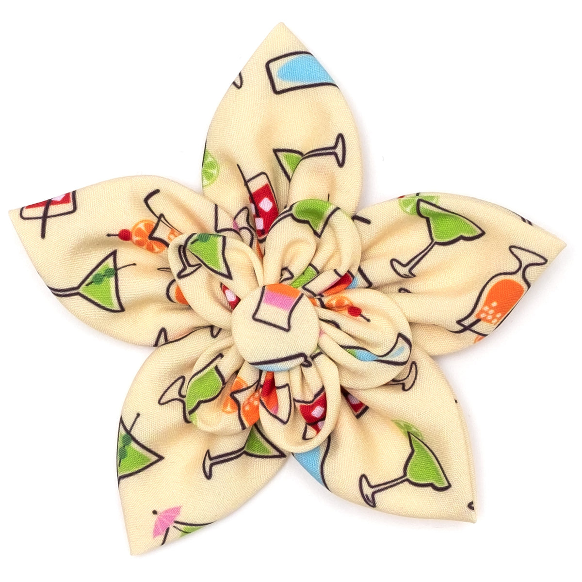 Pawty Dog Flower – Polyester, Yellow, Sizes S, L