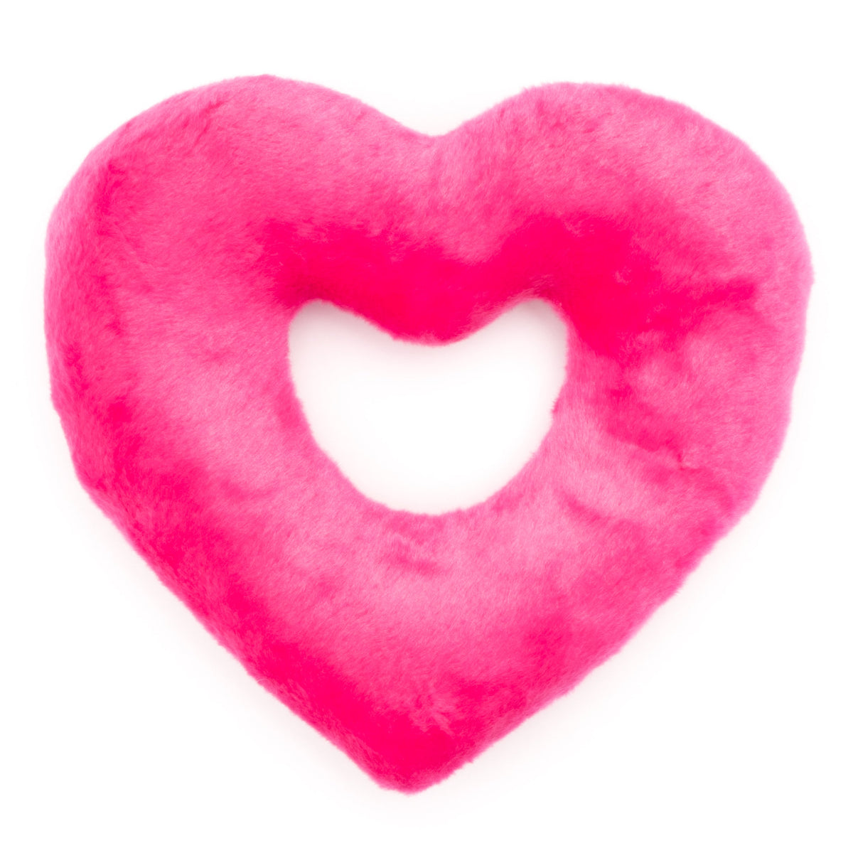 Puppy Love Heart Dog Toy – Black, Sizes S, L