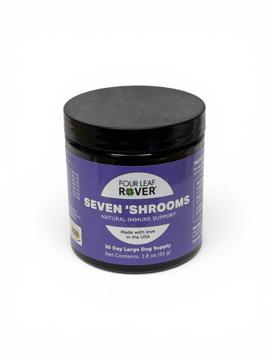 Four Leaf Rover Seven 'Shrooms – Organic Mushroom Dog Health Supplement