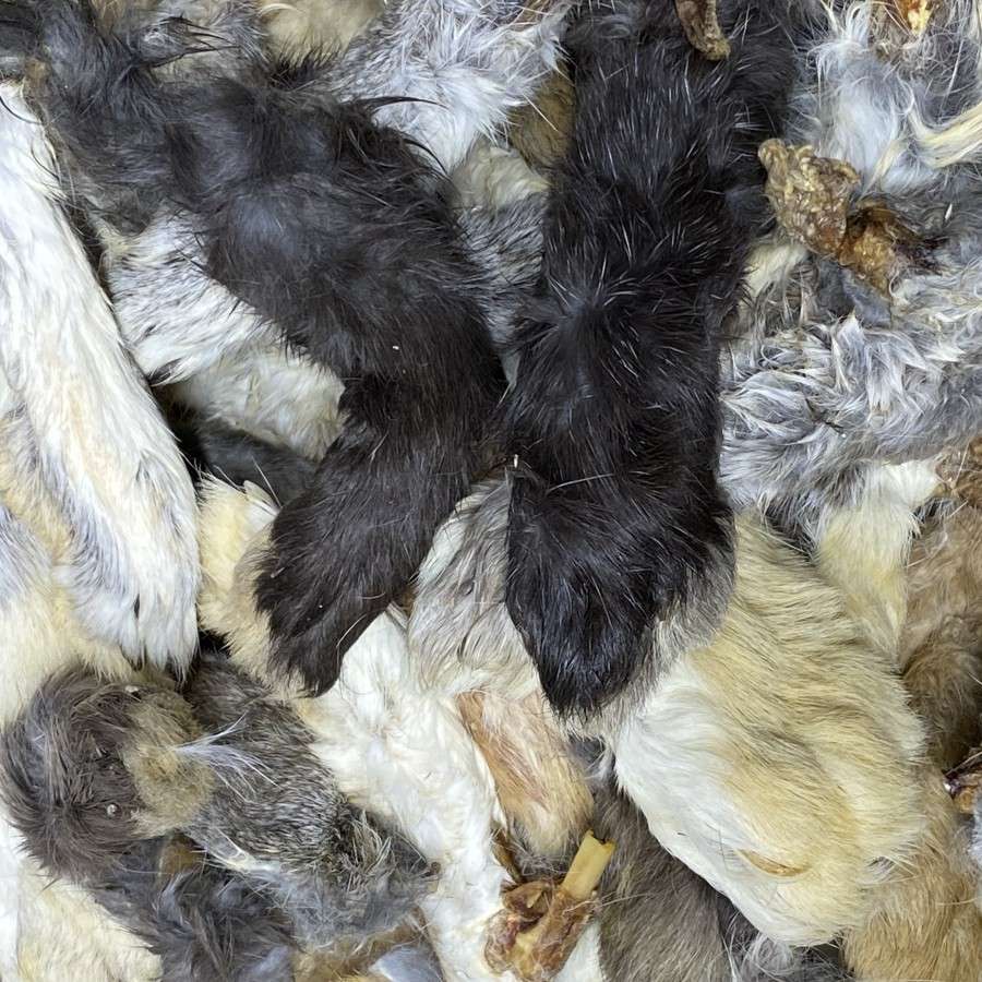 Dog Treat - Rabbit Feet - 1lb