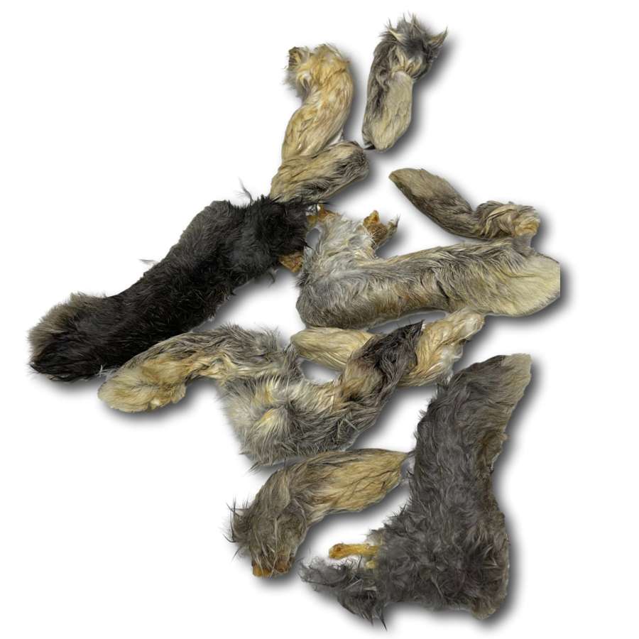 Dog Treat - Rabbit Feet - 1/4lb