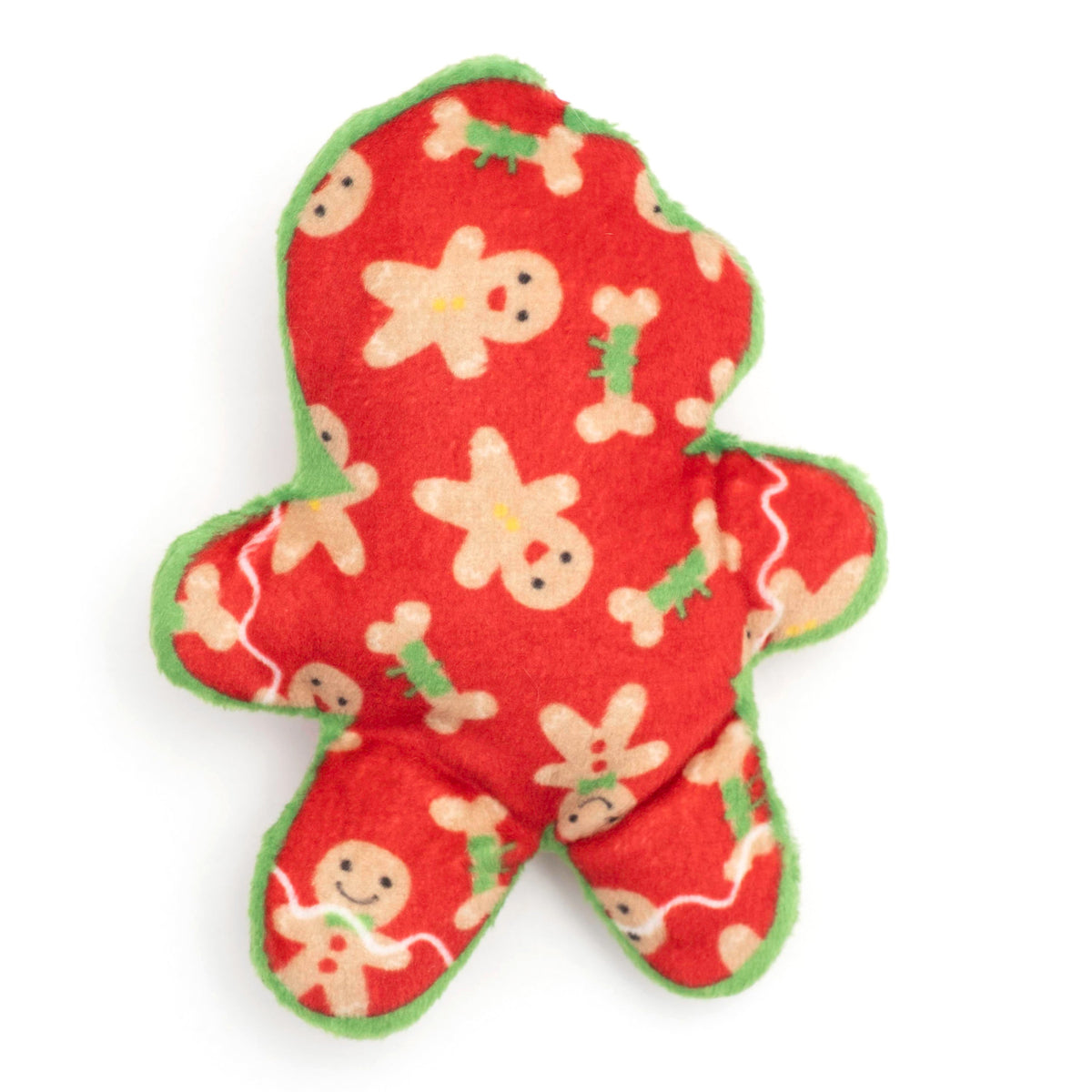 Gingerbread Boy Cat Cat Toy – Red, Size One Size