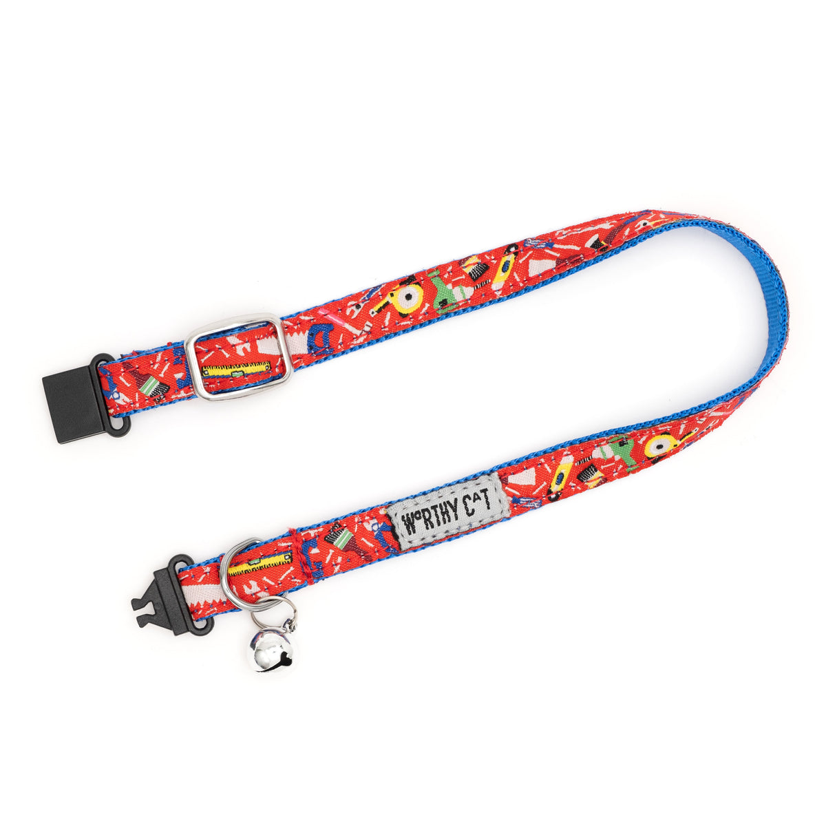 Tools Cat Collar – Red, Size One Size