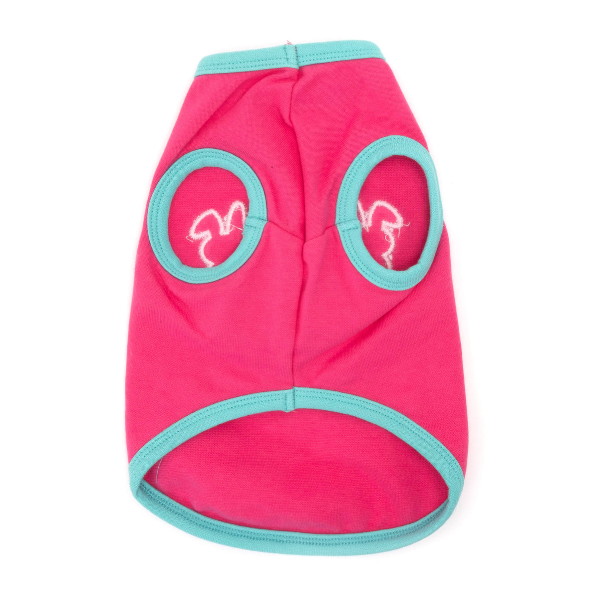 Bunny Hop Dog Tank Top – Cotton, Fuchsia, Sizes XS–XXL