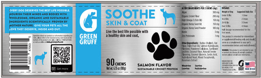 Green Gruff Soothe Skin & Coat Support - 90ct - Dog Health - Image 2