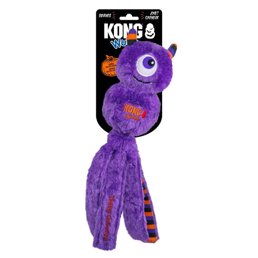 KONG Halloween Wubba Monster Dog Toy - Purple, Large