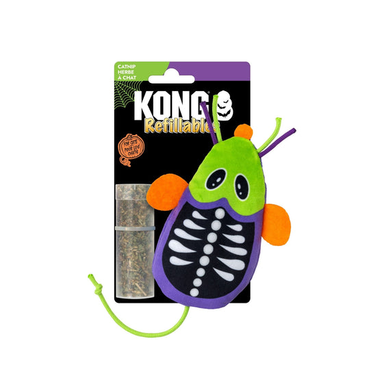 KONG Halloween Refillables Skeleton Mouse Cat Toy