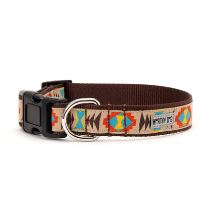 Santa Fe Dog Collar – Tan, Sizes XS–XL