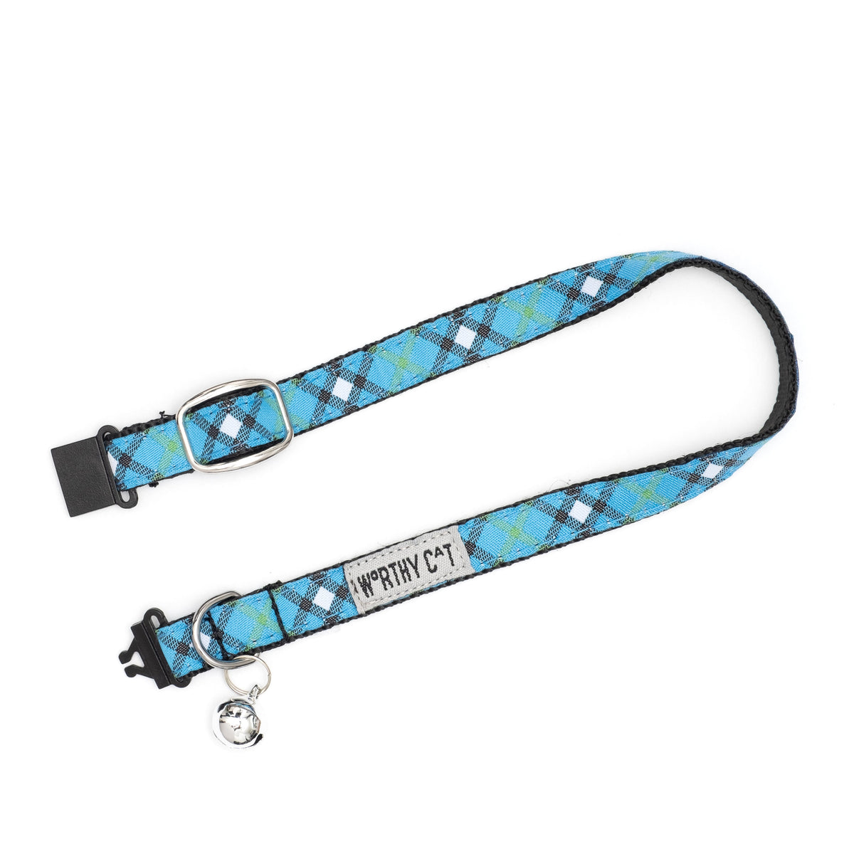 Bias Plaid Cat Collar – 4 colours, Size One Size