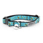 Busy Bee Cat Collar – Blue, Size One Size