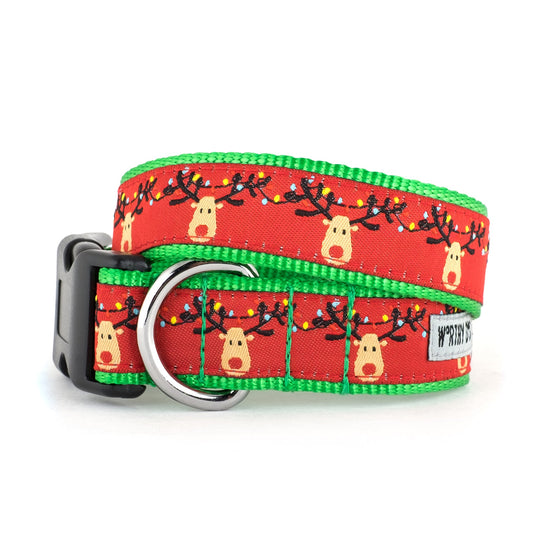 Rudy Dog Collar – Red, Sizes XS–XL