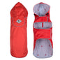 Hooded Dog Rain Jacket, red, product view 4