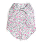 Floral Dog Shirt – Cotton, Pink, Sizes XS–XXL