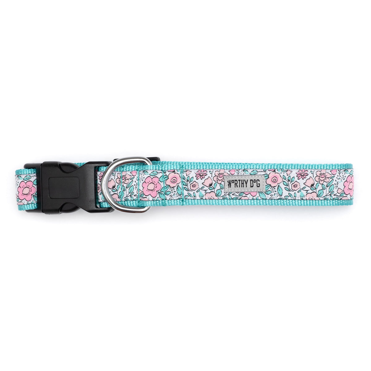 Garden Party Dog Collar – Pink, Sizes XS–XL