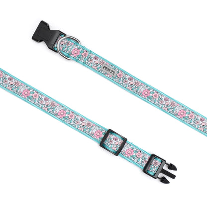 Garden Party Dog Collar – Pink, Sizes XS–XL