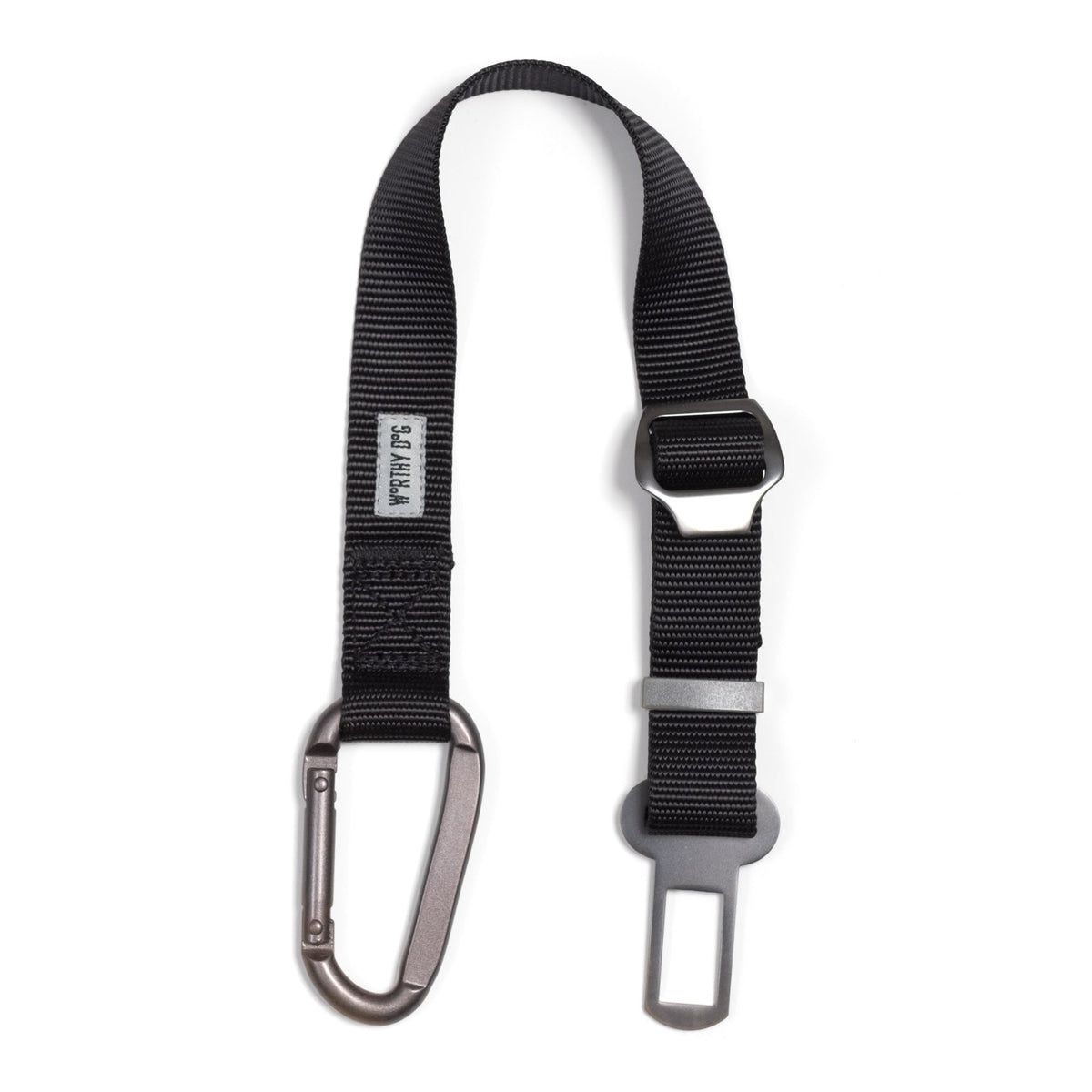 Safety Seatbelt Attachment Dog Seatbelt – Black, Size One Size