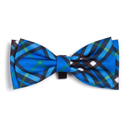Bias Plaid Dog Bow Tie – Polyester, 5 colours, Sizes S, L