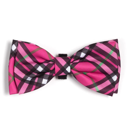 Bias Plaid Dog Bow Tie – Polyester, 5 colours, Sizes S, L