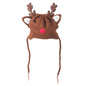 Reindeer Dog Hat – Acrylic, Brown, Sizes XS–L