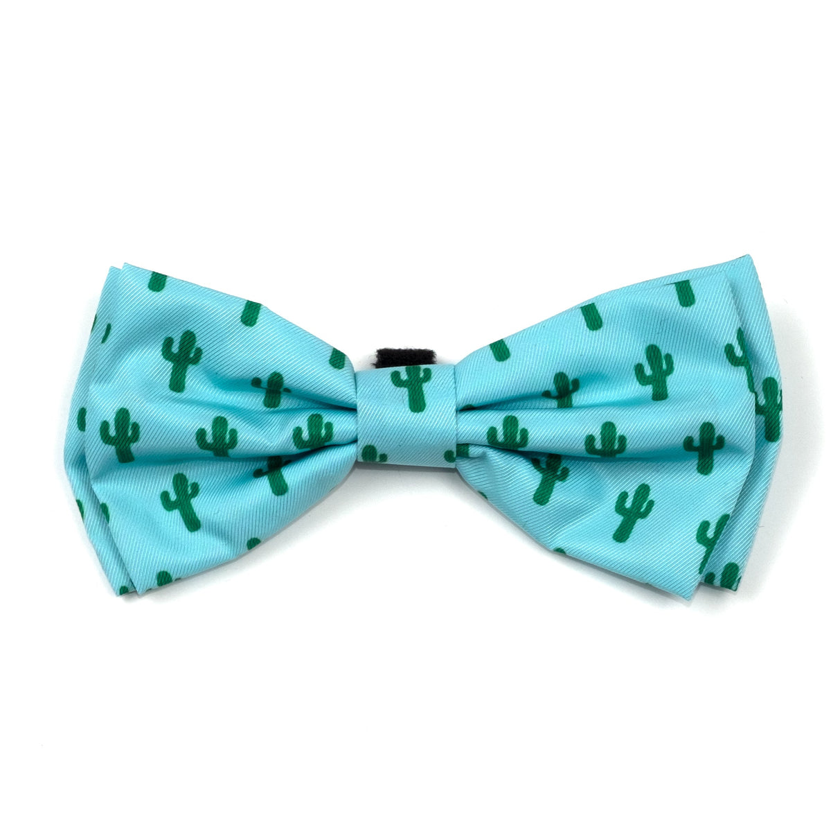 Cactus Dog Bow Tie – Polyester, Green, Sizes S, L