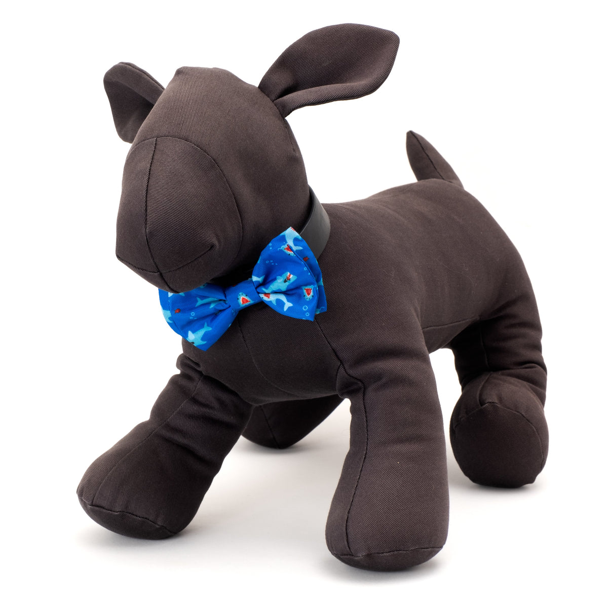 Chomp Dog Bow Tie – Polyester, Blue, Sizes S, L