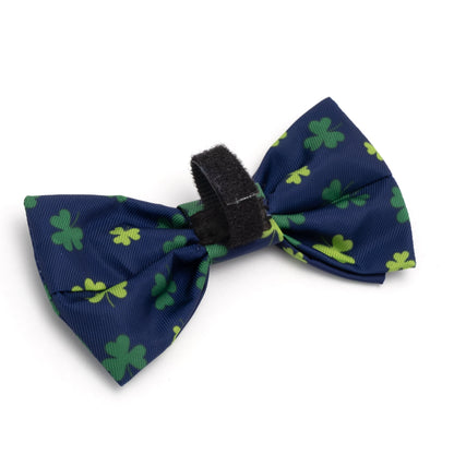 Lucky Dog Bow Tie – Polyester, Navy, Sizes S, L