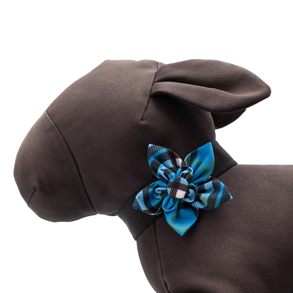 Bias Plaid Dog Flower – Polyester, 5 colours, Sizes S, L