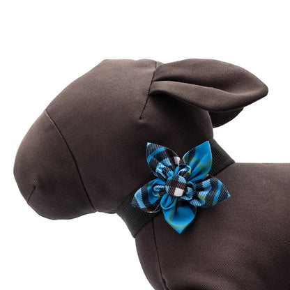 Bias Plaid Dog Flower – Polyester, 5 colours, Sizes S, L