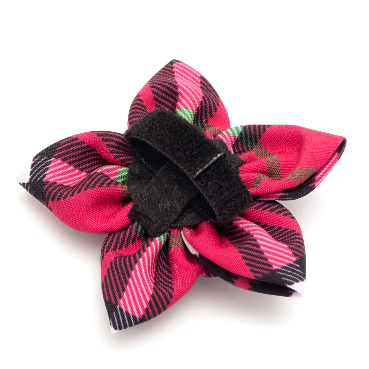 Bias Plaid Dog Flower – Polyester, 5 colours, Sizes S, L