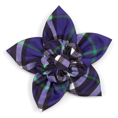 Bias Plaid Dog Flower – Polyester, 5 colours, Sizes S, L