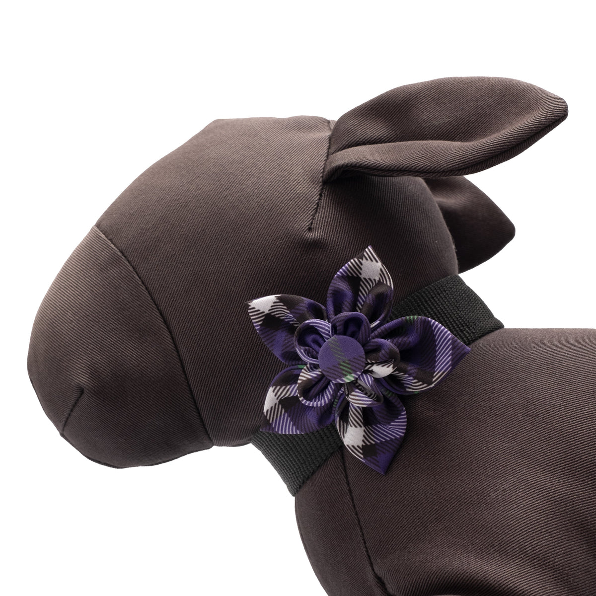 Bias Plaid Dog Flower – Polyester, 5 colours, Sizes S, L