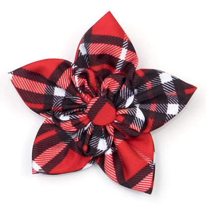 Bias Plaid Dog Flower – Polyester, 5 colours, Sizes S, L